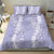 Puakenikeni and Maile Lei Bedding Set Purple Double Strand Lei