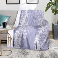 Puakenikeni and Maile Lei Blanket Purple Double Strand Lei