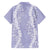 Puakenikeni and Maile Lei Family Matching Tank Maxi Dress and Hawaiian Shirt Purple Double Strand Lei