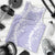 Puakenikeni and Maile Lei Men Tank Top Purple Double Strand Lei