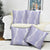 Puakenikeni and Maile Lei Pillow Cover Purple Double Strand Lei - Polynesian Pride