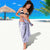 Puakenikeni and Maile Lei Sarong Purple Double Strand Lei