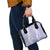 Puakenikeni and Maile Lei Shoulder Handbag Purple Double Strand Lei