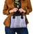 Puakenikeni and Maile Lei Shoulder Handbag Purple Double Strand Lei