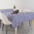 Puakenikeni and Maile Lei Tablecloth Purple Double Strand Lei