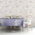 Puakenikeni and Maile Lei Tablecloth Purple Double Strand Lei