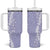 Puakenikeni and Maile Lei Tumbler With Handle Purple Double Strand Lei