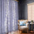 Puakenikeni and Maile Lei Window Curtain Purple Double Strand Lei