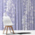 Puakenikeni and Maile Lei Window Curtain Purple Double Strand Lei