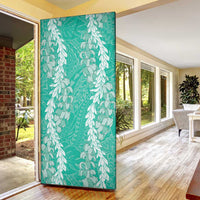 Puakenikeni and Maile Lei Door Cover Sage Green Double Strand Lei - Polynesian Pride