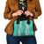 Puakenikeni and Maile Lei Shoulder Handbag Sage Green Double Strand Lei