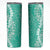 Puakenikeni and Maile Lei Skinny Tumbler Sage Green Double Strand Lei