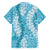 Blue Puakenikeni and Maile Lei Family Matching Long Sleeve Bodycon Dress and Hawaiian Shirt Hawaiian Style Tribal Tapa Double Strand Lei