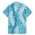 Blue Puakenikeni and Maile Lei Family Matching Mermaid Dress and Hawaiian Shirt Hawaiian Style Tribal Tapa Double Strand Lei