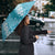 Blue Puakenikeni and Maile Lei Umbrella Hawaiian Style Tribal Tapa Double Strand Lei - Polynesian Pride
