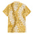 Gold Puakenikeni and Maile Lei Family Matching Tank Maxi Dress and Hawaiian Shirt Hawaiian Style Tribal Tapa Double Strand Lei
