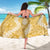 Gold Puakenikeni and Maile Lei Sarong Hawaiian Style Tribal Tapa Double Strand Lei