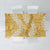 Gold Puakenikeni and Maile Lei Tablecloth Hawaiian Style Tribal Tapa Double Strand Lei