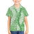 Green Puakenikeni and Maile Lei Family Matching Tank Maxi Dress and Hawaiian Shirt Hawaiian Style Tribal Tapa Double Strand Lei