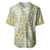 Vintage Puakenikeni and Maile Lei Baseball Jersey Hawaiian Style Tribal Tapa Double Strand Lei