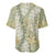 Vintage Puakenikeni and Maile Lei Baseball Jersey Hawaiian Style Tribal Tapa Double Strand Lei