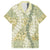 Vintage Puakenikeni and Maile Lei Family Matching Short Sleeve Bodycon Dress and Hawaiian Shirt Hawaiian Style Tribal Tapa Double Strand Lei