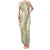 Vintage Puakenikeni and Maile Lei Family Matching Tank Maxi Dress and Hawaiian Shirt Hawaiian Style Tribal Tapa Double Strand Lei