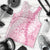Pink Puakenikeni and Maile Lei Men Tank Top Hawaiian Style Tribal Tapa Double Strand Lei
