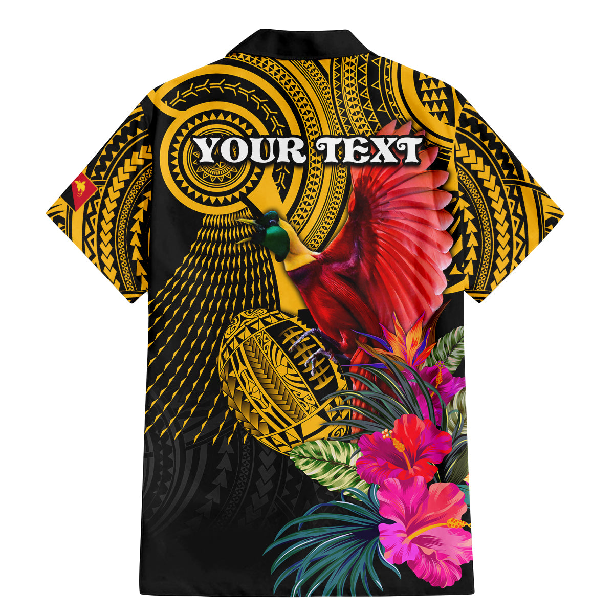 Personalised Papua New Guinea Rugby Family Matching Mermaid Dress and Hawaiian Shirt PNG Kumuls Champions Pacific Bowl LT9 - Polynesian Pride