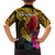 Personalised Papua New Guinea Rugby Family Matching Off Shoulder Short Dress and Hawaiian Shirt PNG Kumuls Champions Pacific Bowl LT9 - Polynesian Pride