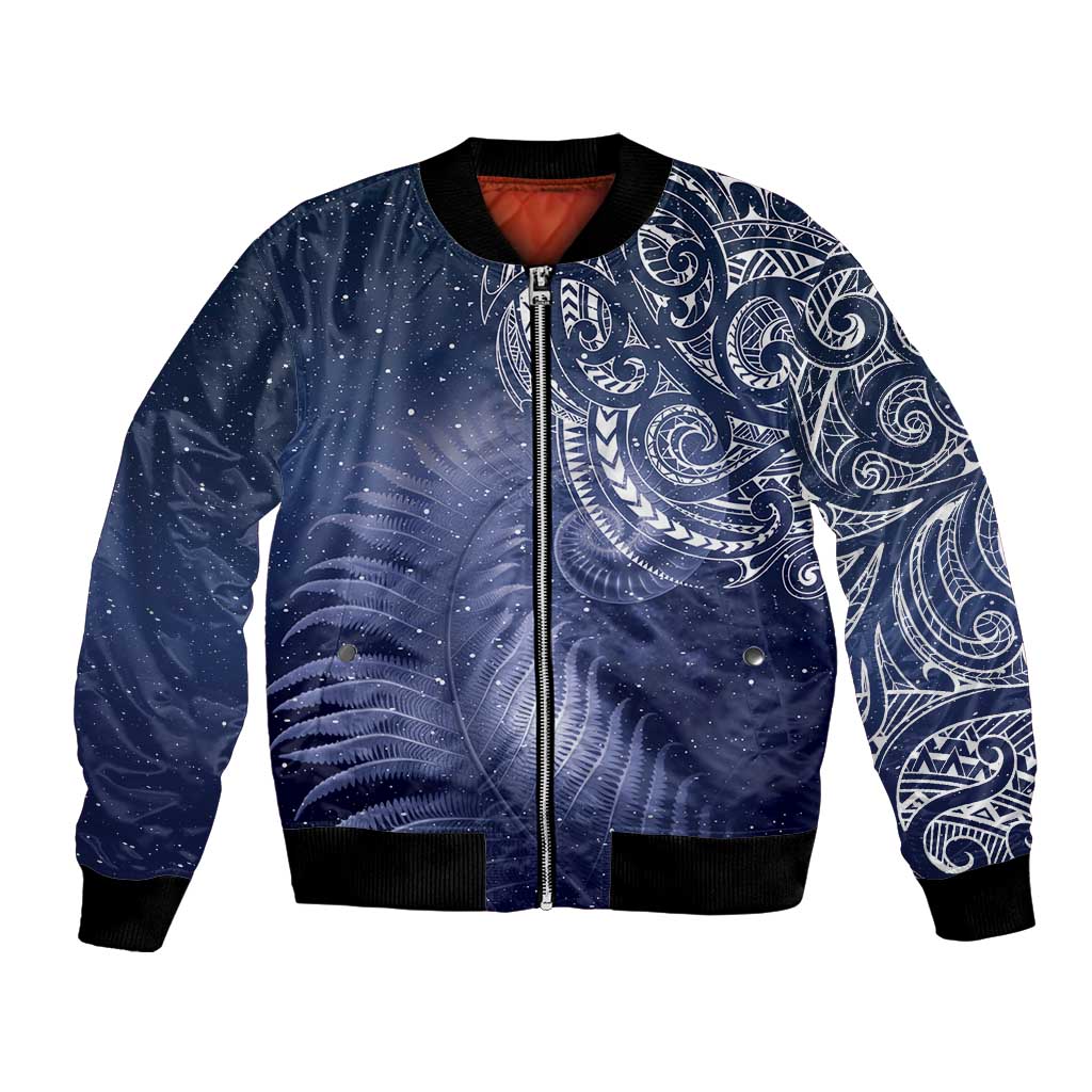 New Zealand Galaxy Fern Bomber Jacket