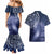 New Zealand Galaxy Fern Couples Matching Mermaid Dress and Hawaiian Shirt