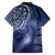 New Zealand Galaxy Fern Family Matching Puletasi and Hawaiian Shirt