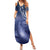 New Zealand Galaxy Fern Summer Maxi Dress