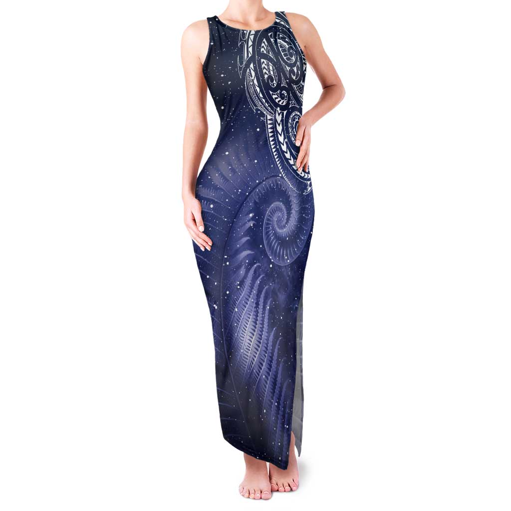 New Zealand Galaxy Fern Tank Maxi Dress