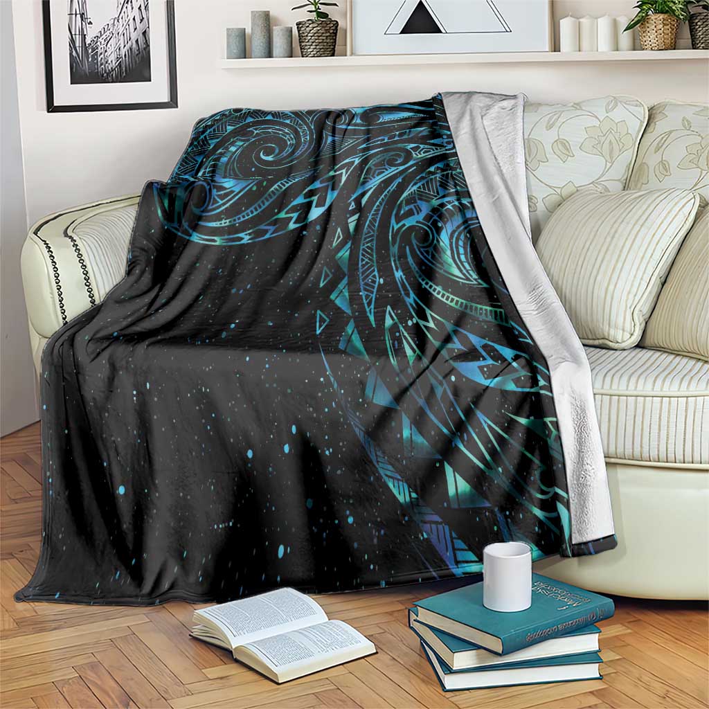 New Zealand Tribal Tattoo Blanket With Matariki Art