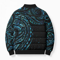 New Zealand Matariki Bomber Puffer Jacket Galaxy Maori Tribal Tattoo - Polynesian Pride