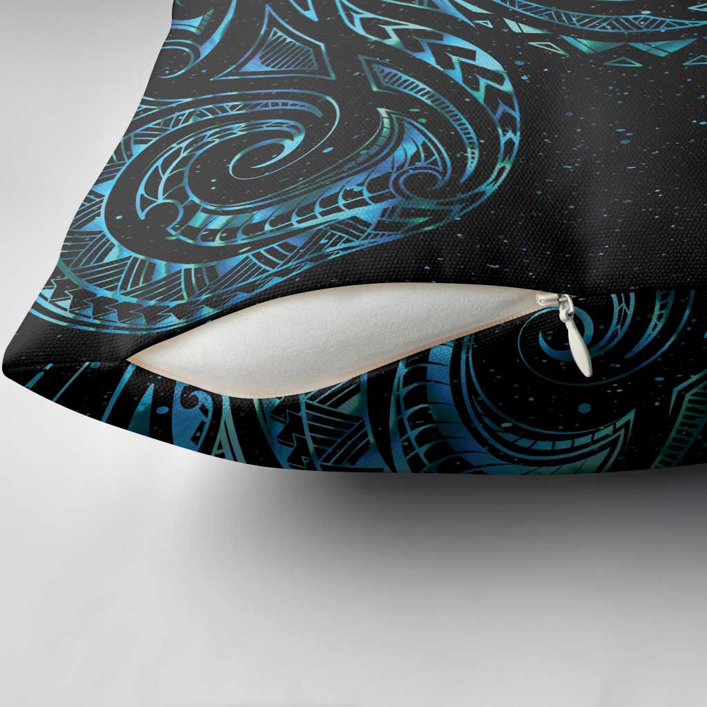 New Zealand Matariki Pillow Cover Galaxy Maori Tribal Tattoo - Polynesian Pride