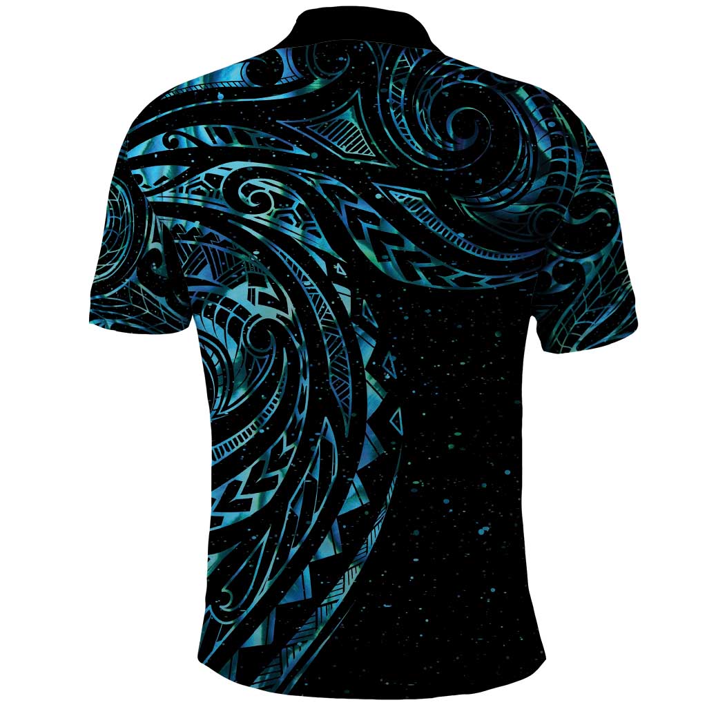 New Zealand Tribal Tattoo Polo Shirt With Matariki Art LT9 - Polynesian Pride