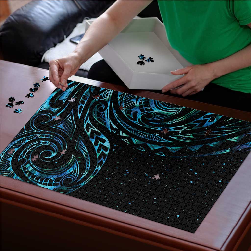 New Zealand Matariki Puzzle Galaxy Maori Tribal Tattoo - Polynesian Pride