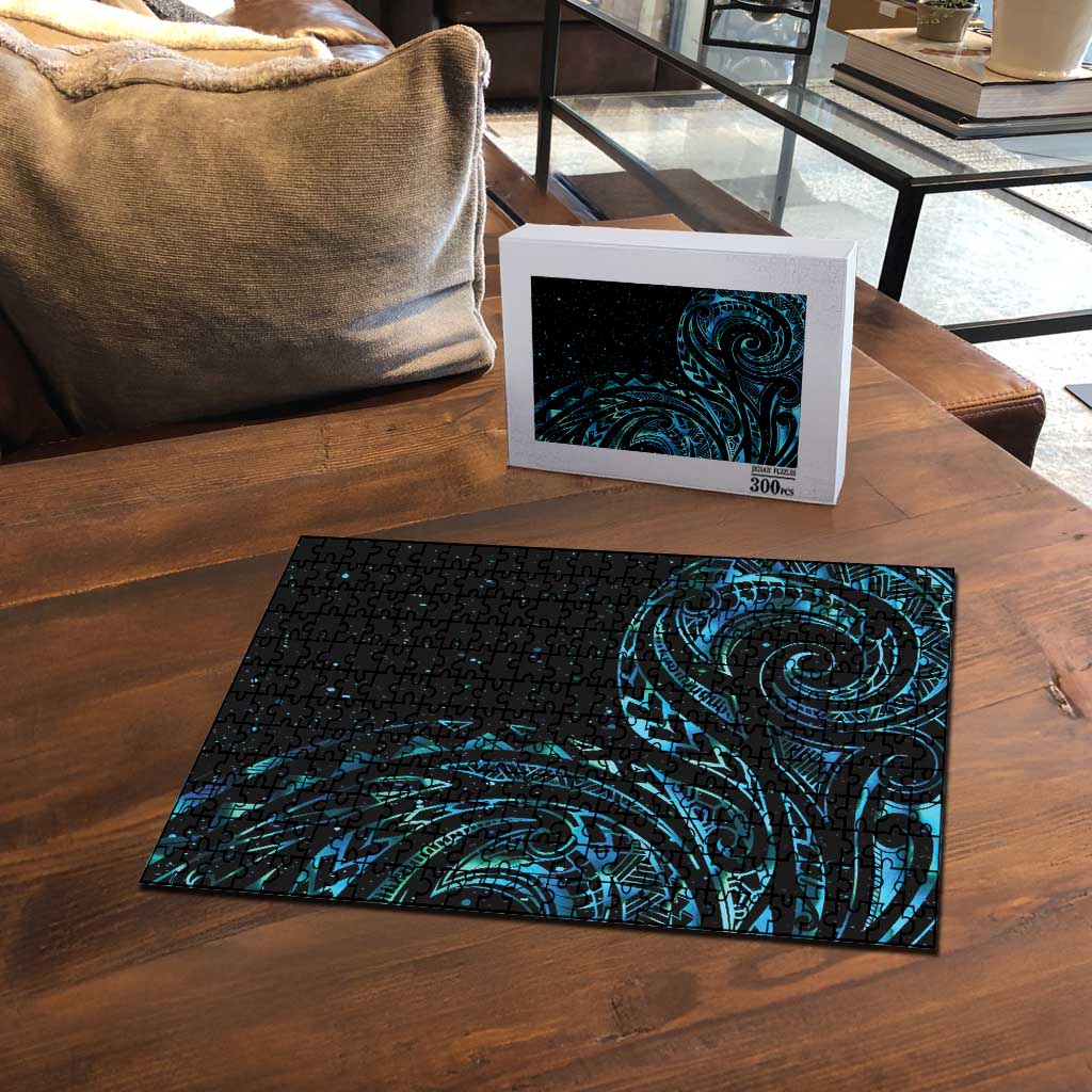 New Zealand Matariki Puzzle Galaxy Maori Tribal Tattoo - Polynesian Pride