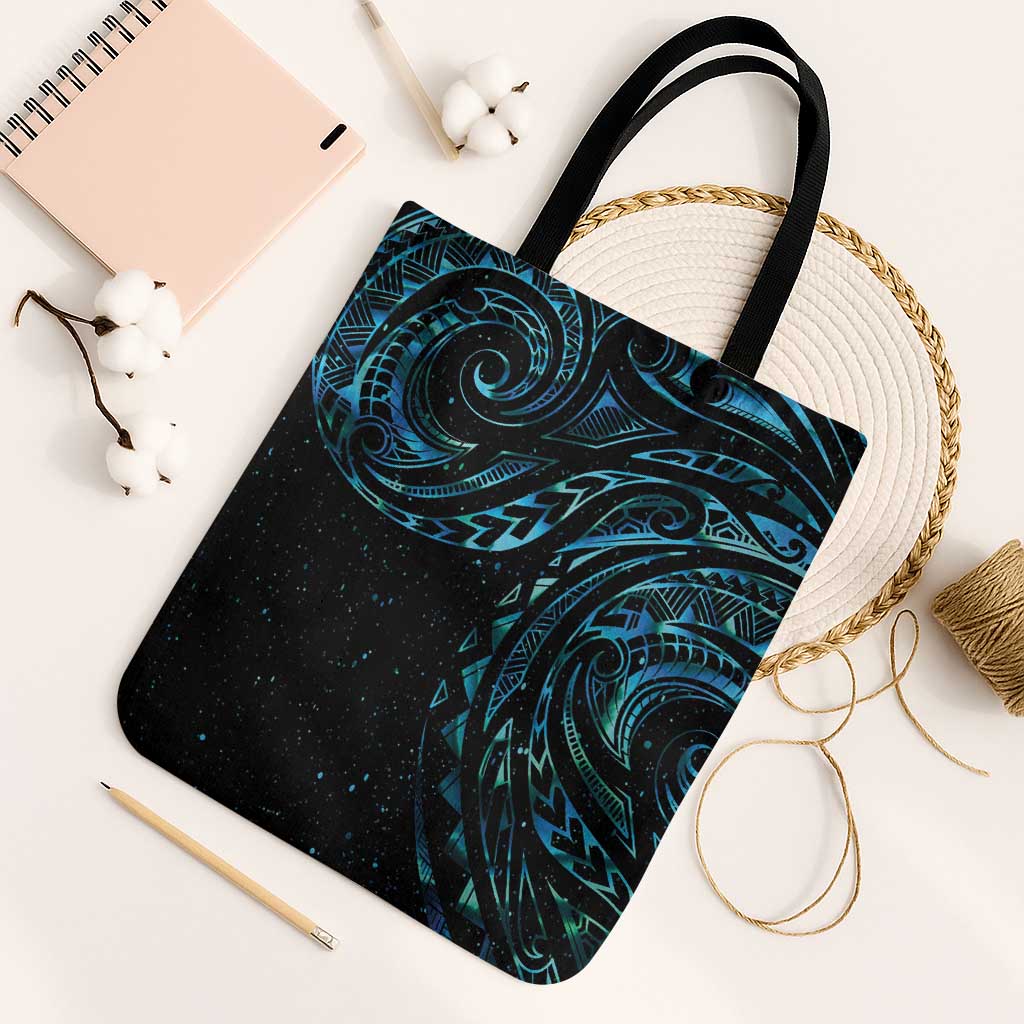 New Zealand Matariki Tote Bag Galaxy Maori Tribal Tattoo - Polynesian Pride