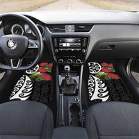 New Zealand Kakapo Christmas Car Mats Meri Kirihimete Pohutukawa Flowers