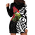 New Zealand Kakapo Christmas Hoodie Dress Meri Kirihimete Pohutukawa Flowers