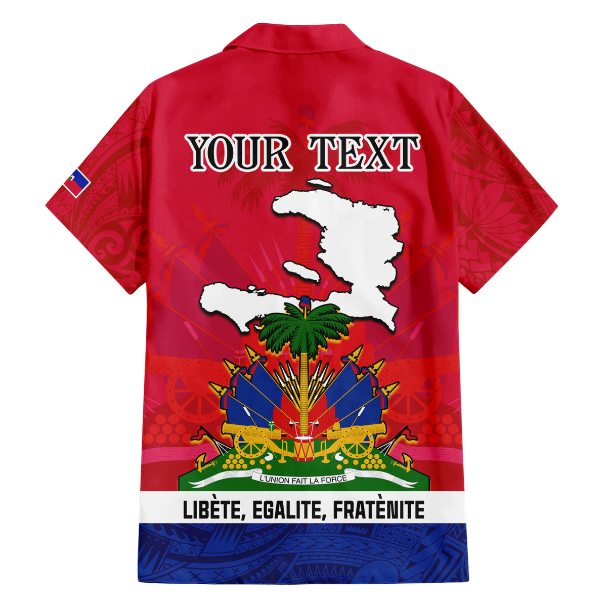 Haiti Independence Day Hawaiian Shirt Libete Egalite Fratenite Ayiti 1804 With Polynesian Pattern LT9 - Polynesian Pride