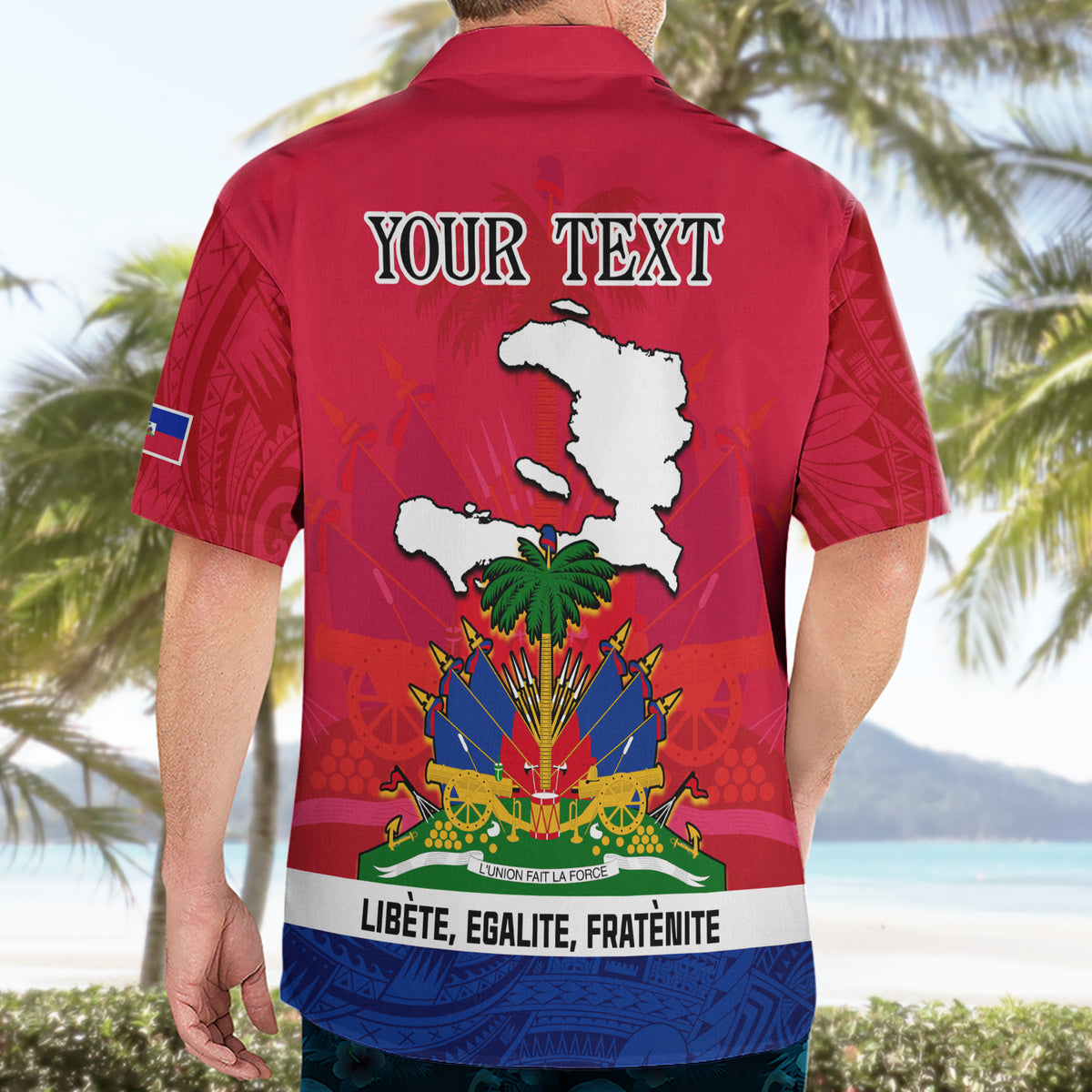 Haiti Independence Day Hawaiian Shirt Libete Egalite Fratenite Ayiti 1804 With Polynesian Pattern LT9 - Polynesian Pride