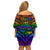 New Zealand LGBT Fern Heart Off Shoulder Short Dress Dont judge What You Dont Understand LT9 - Polynesian Pride