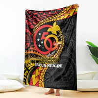Papua New Guinea Tribal Tattoo Blanket 50th Independence Anniversary