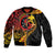 Papua New Guinea Tribal Tattoo Bomber Jacket 50th Independence Anniversary