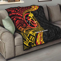 Papua New Guinea Tribal Tattoo Quilt 50th Independence Anniversary